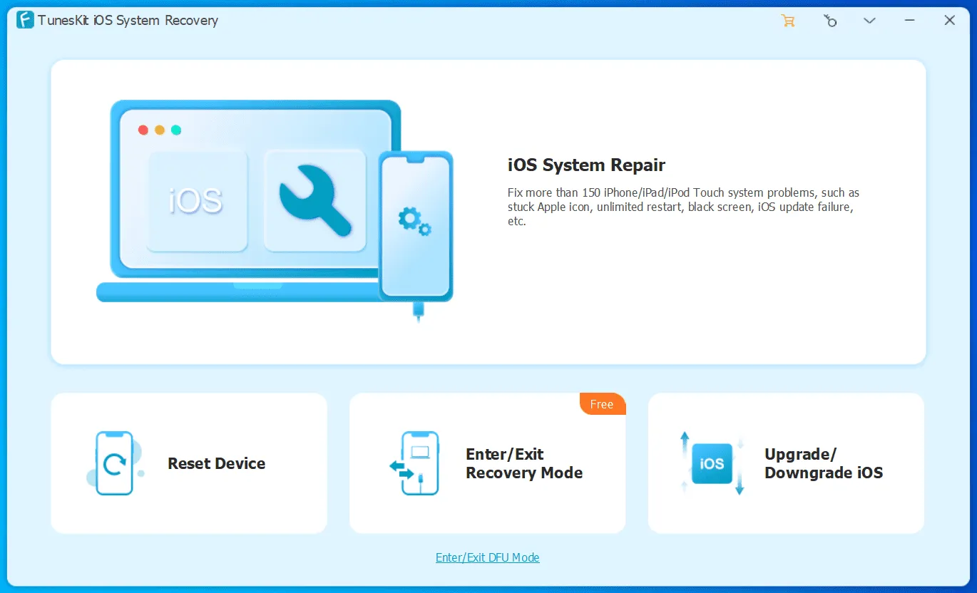 TunesKit iOS System Recovery