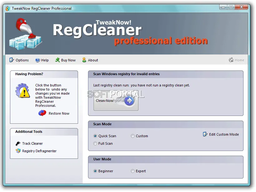 TweakNow RegCleaner