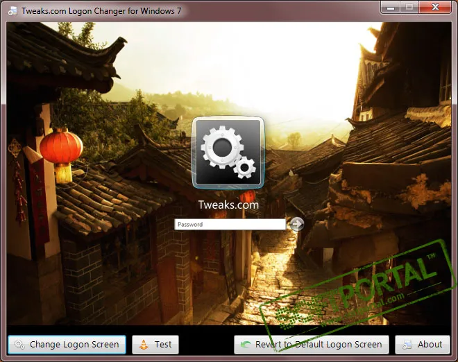 Tweaks.com Logon Changer
