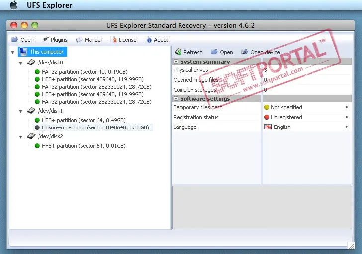 UFS Explorer Standard Recovery