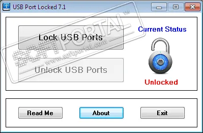 USB Port Locked