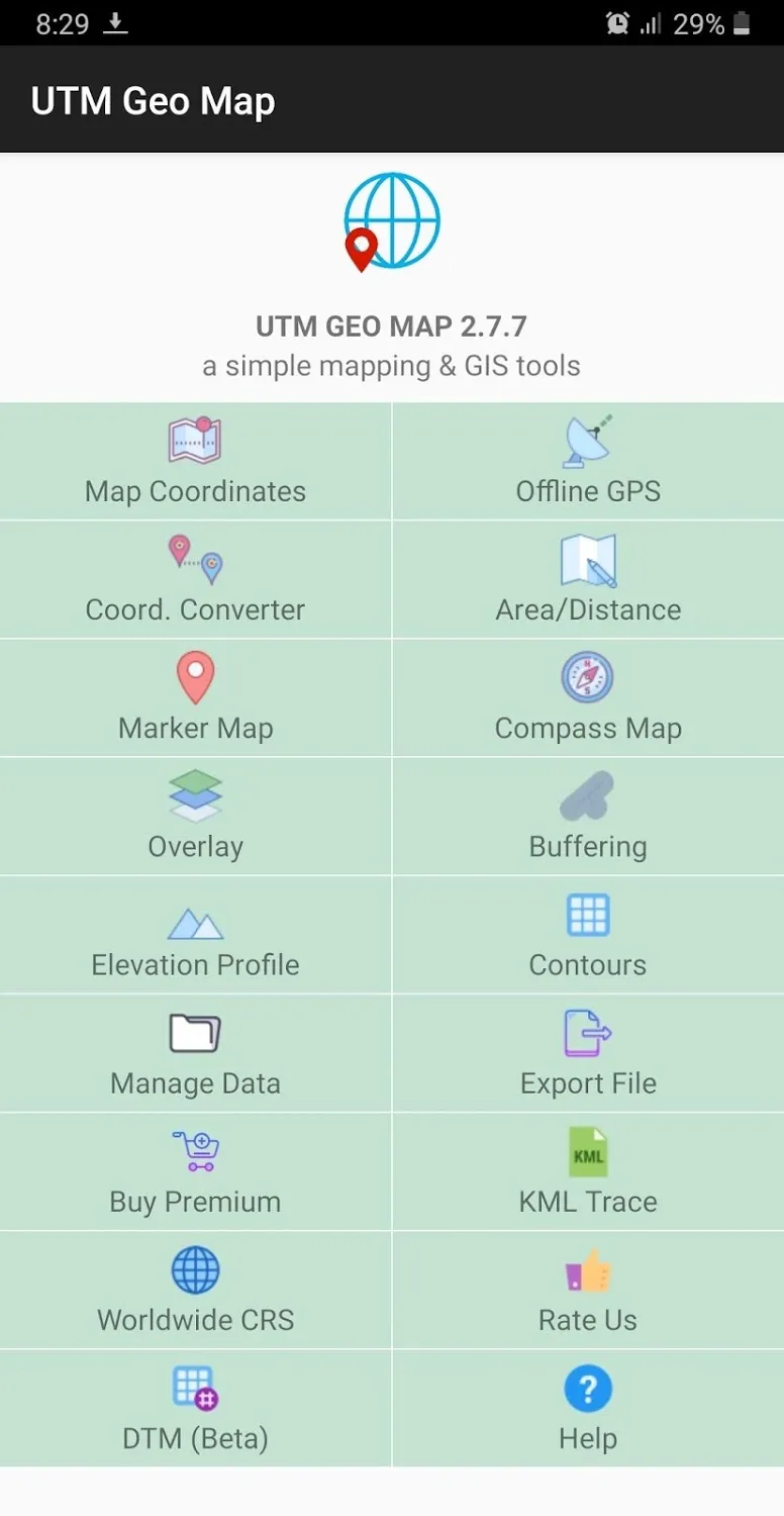 UTM Geo Map