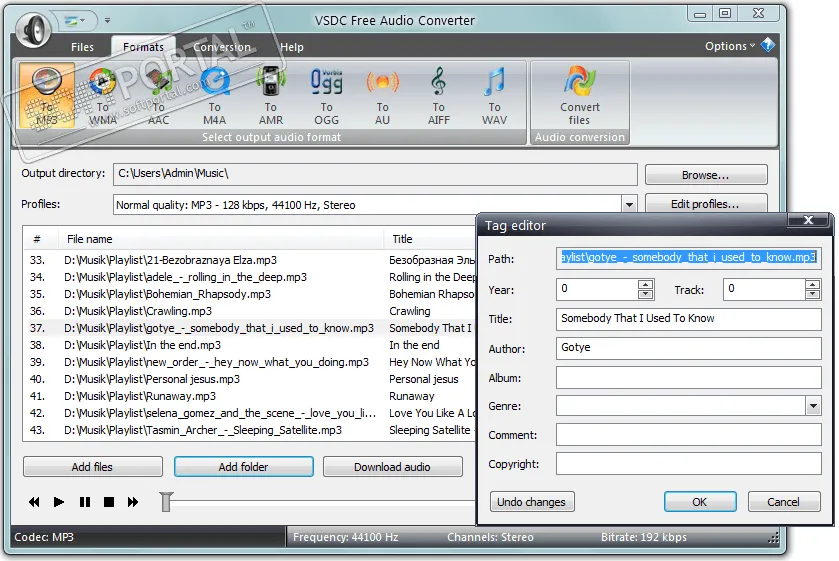 VSDC Free Audio Converter