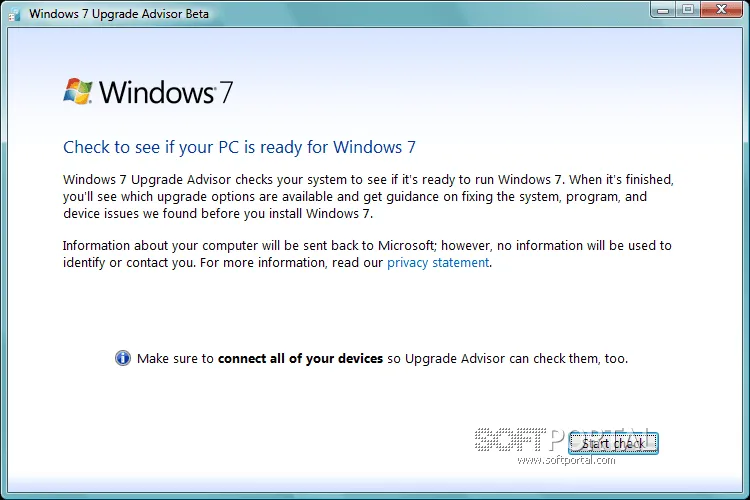 Windows 7 Upgrade Advisor