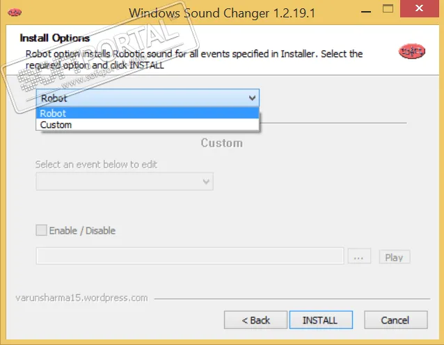 Windows Sound Changer