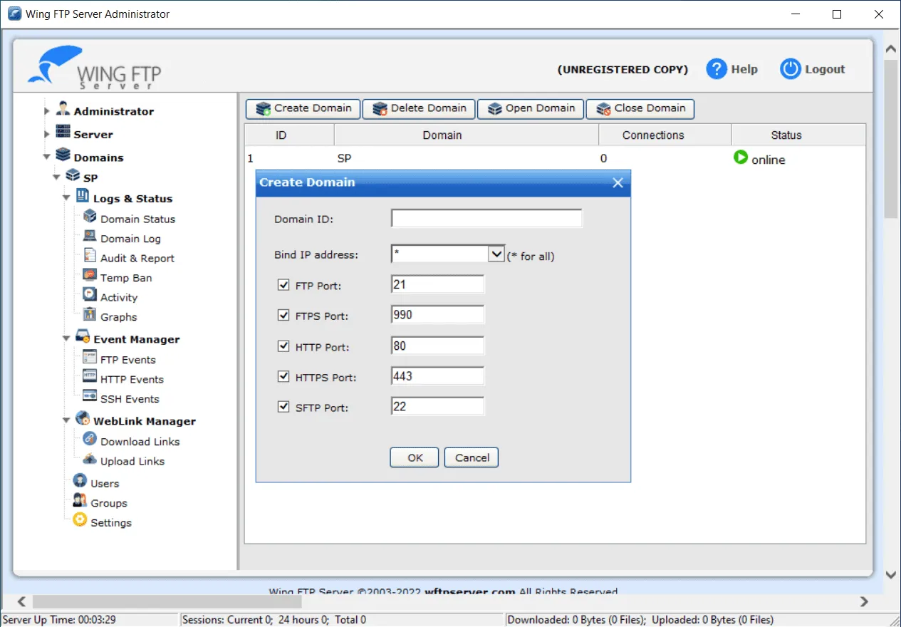 Wing FTP Server