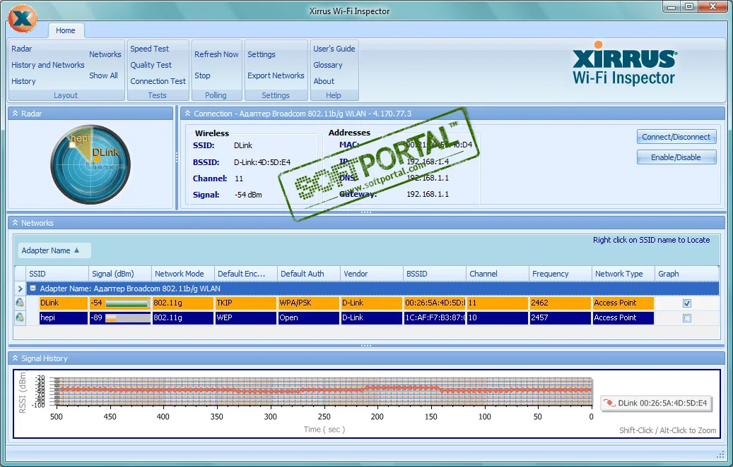 Xirrus Wi-Fi Inspector