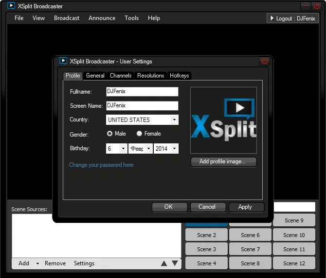 XSplit Broadcaster