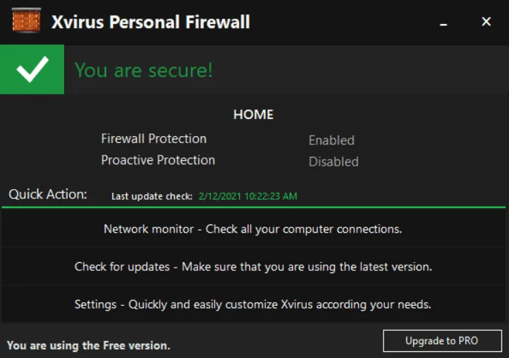 Xvirus Personal Firewall